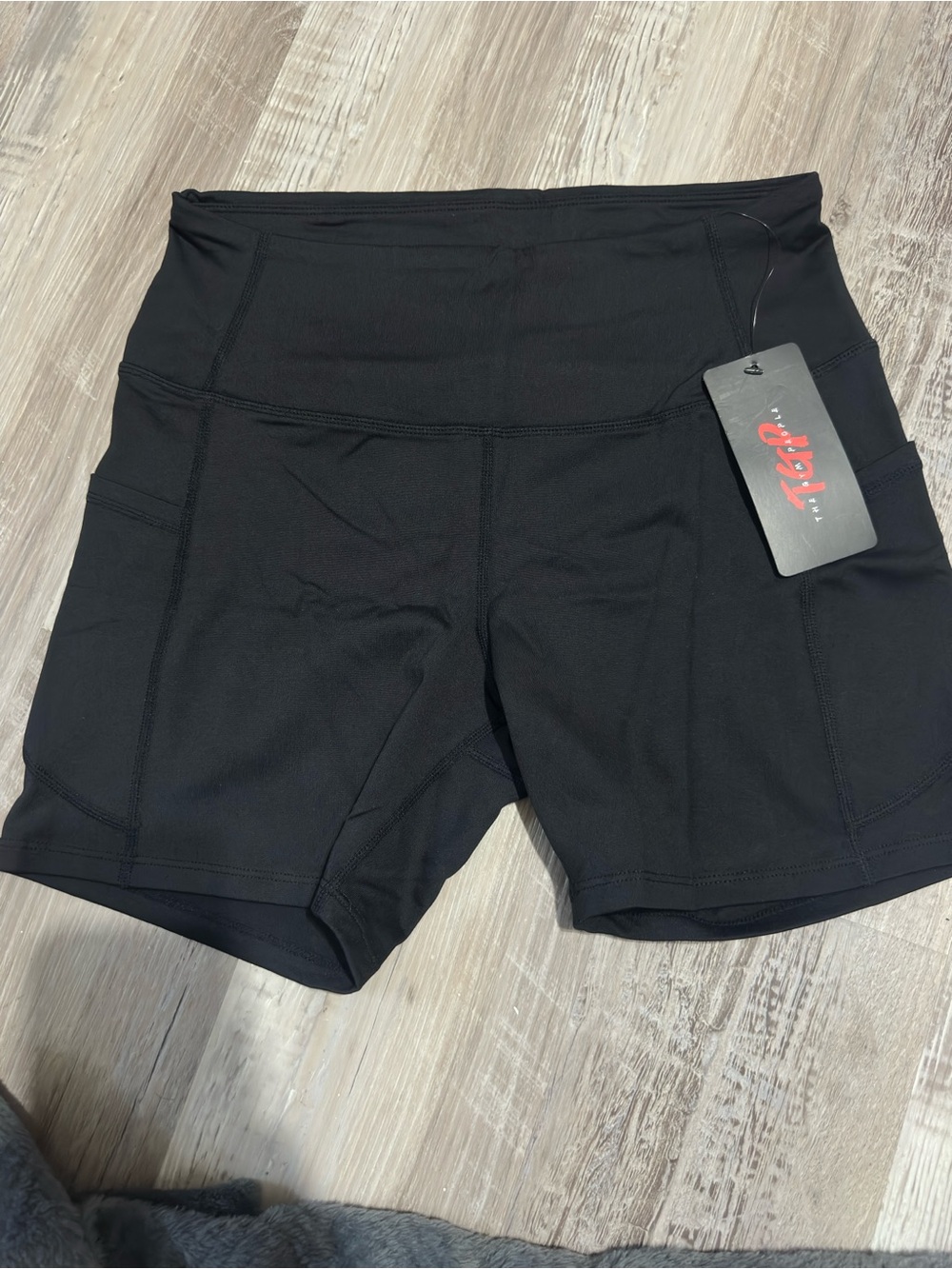 The gym people Women’s Black High-Rise Athletic Bike Shorts